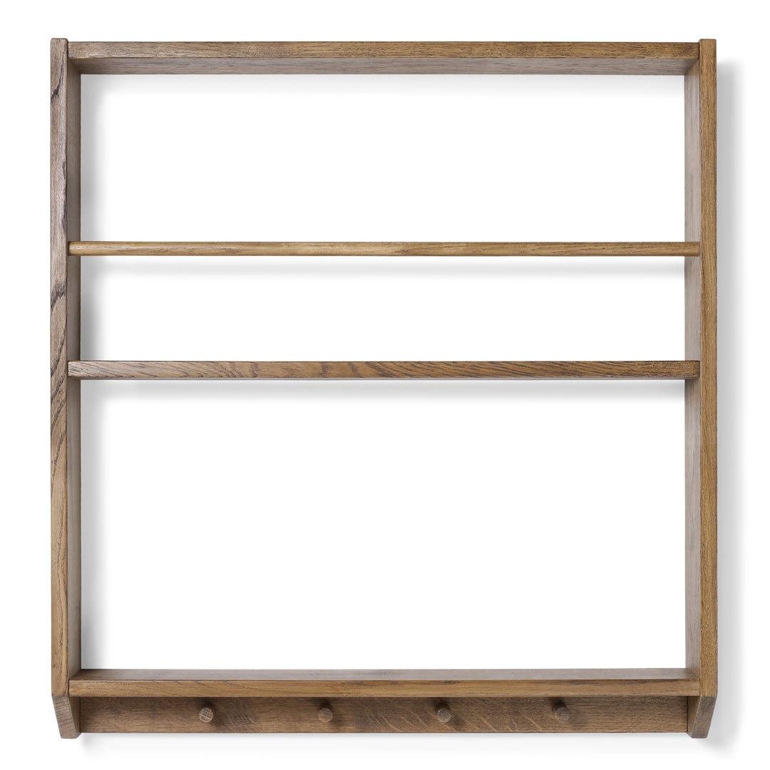 KAS-Kopenhagen-Shelf-Wandregal-mit-Haken-Eli-smoked-oak-Elish-002S