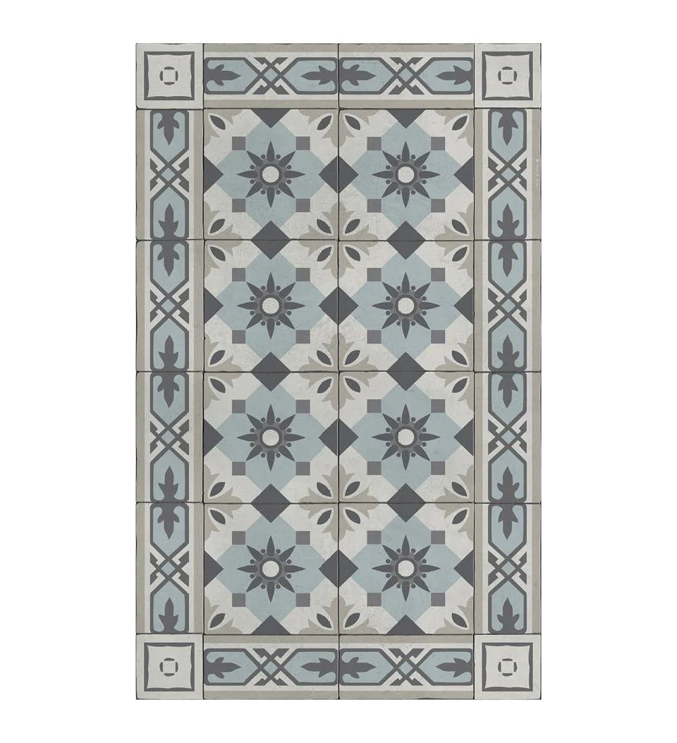 Tapis vinyle Beija Flor Amsterdam Light Blue Concrete