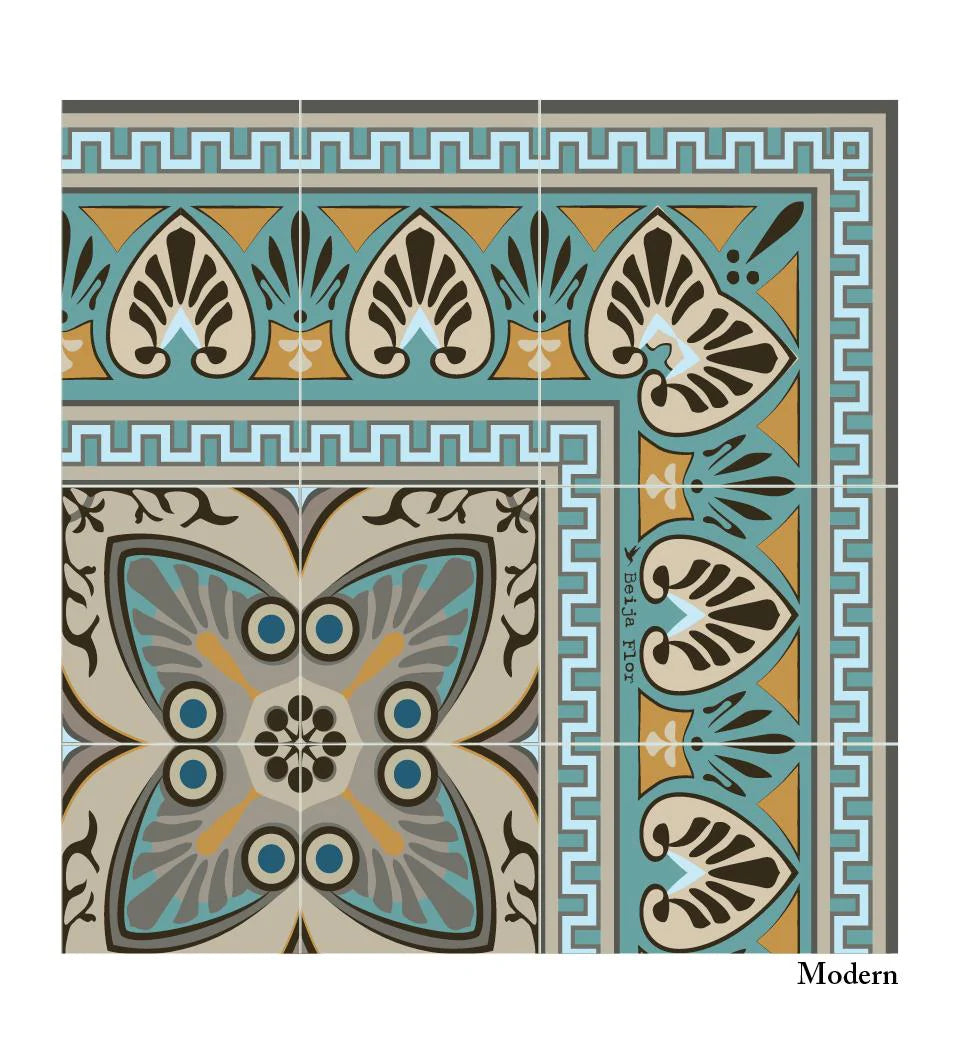 Beija-Flor-World-Bella-Classic-modern-Vinyl-Rug