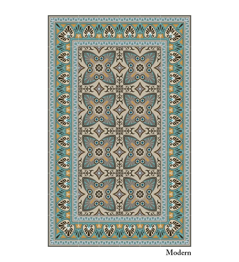 Beija-Flor-World-Bella-Classic-modern-Vinyl-Rug