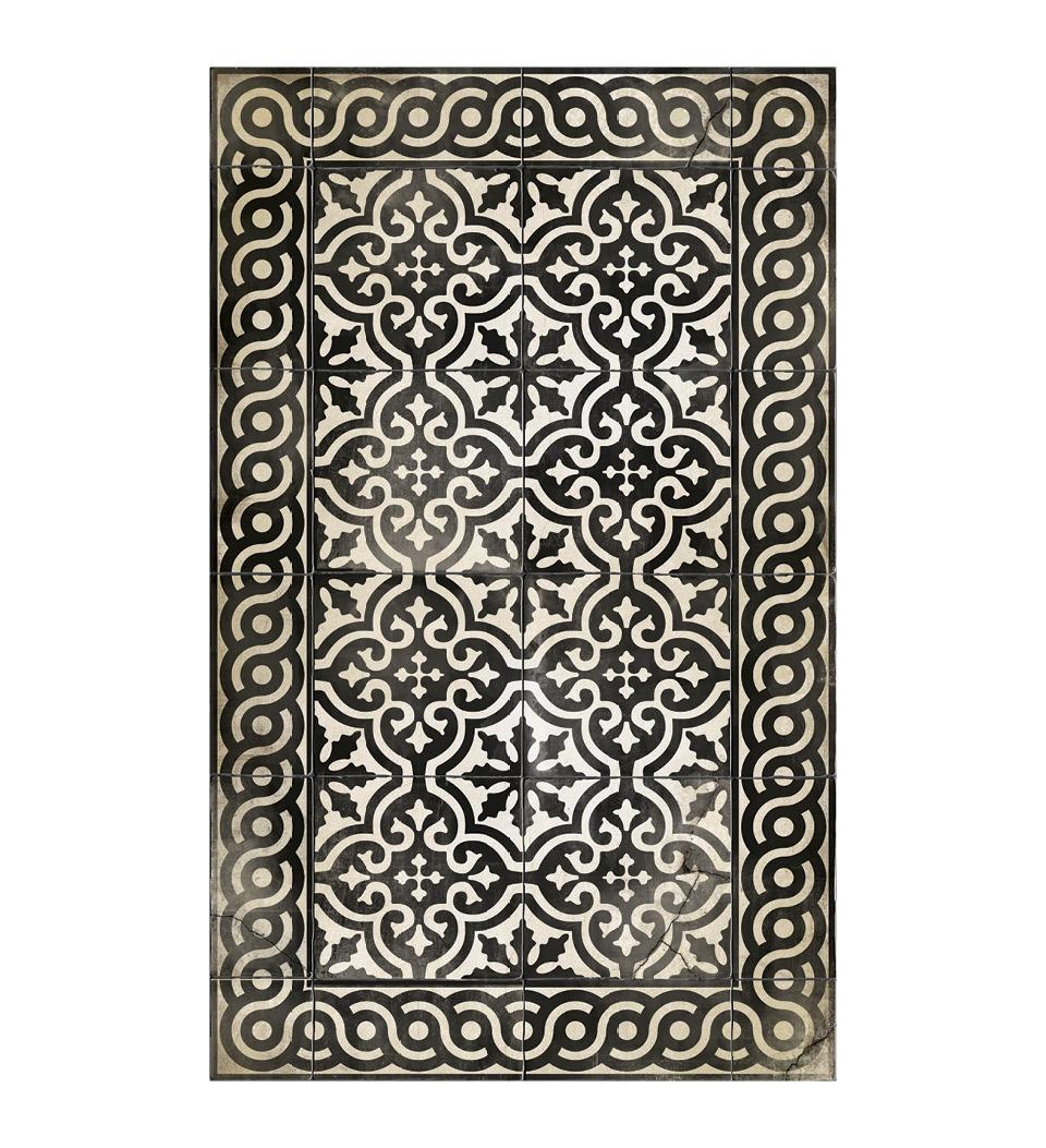 Beija-Flor-World-Mountain-black-and-white-antique-vinyl-rug