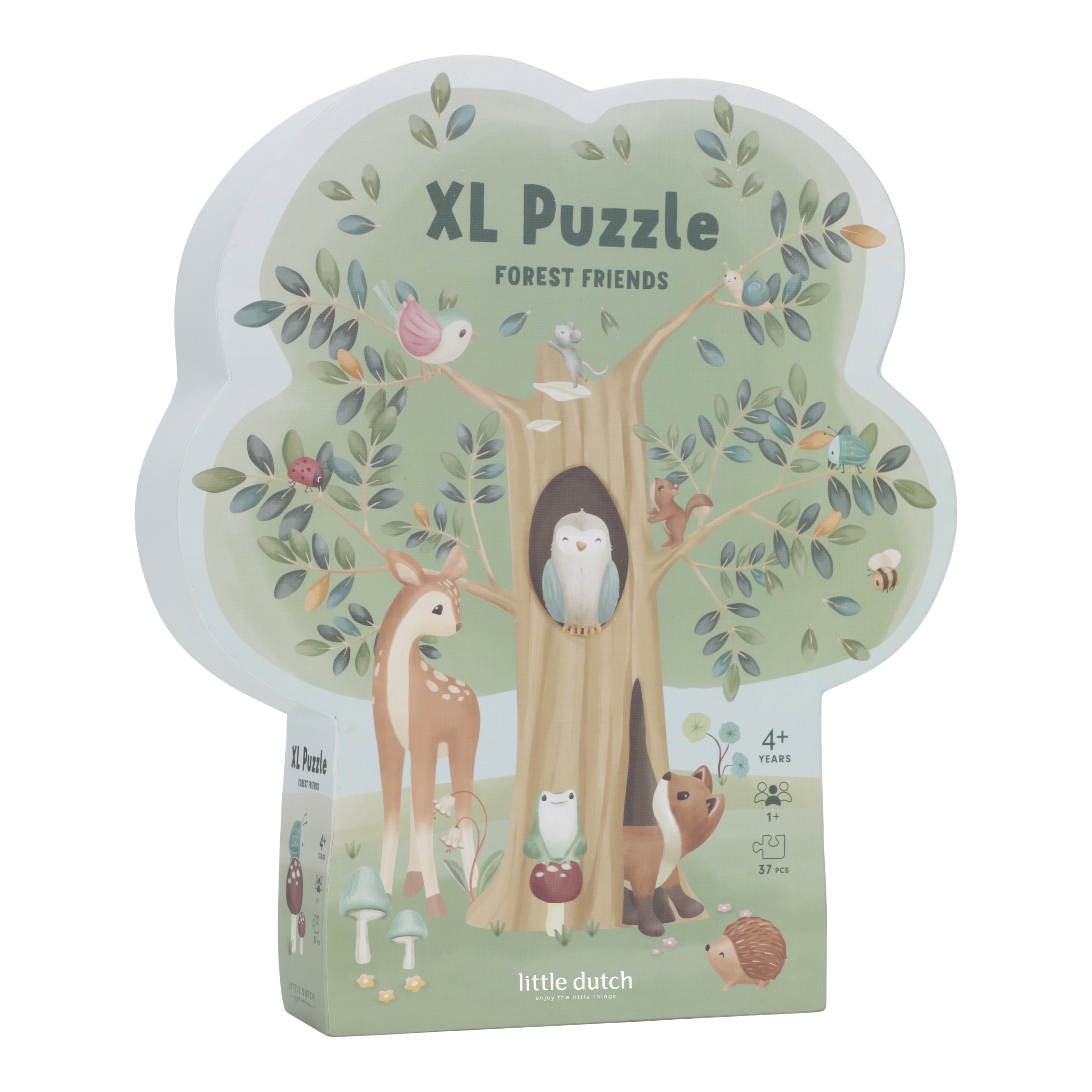 Little-Dutch-Bodenrätsel-XL-Puzzle-Riesenpuzzle-Forest-Friends-LD7250