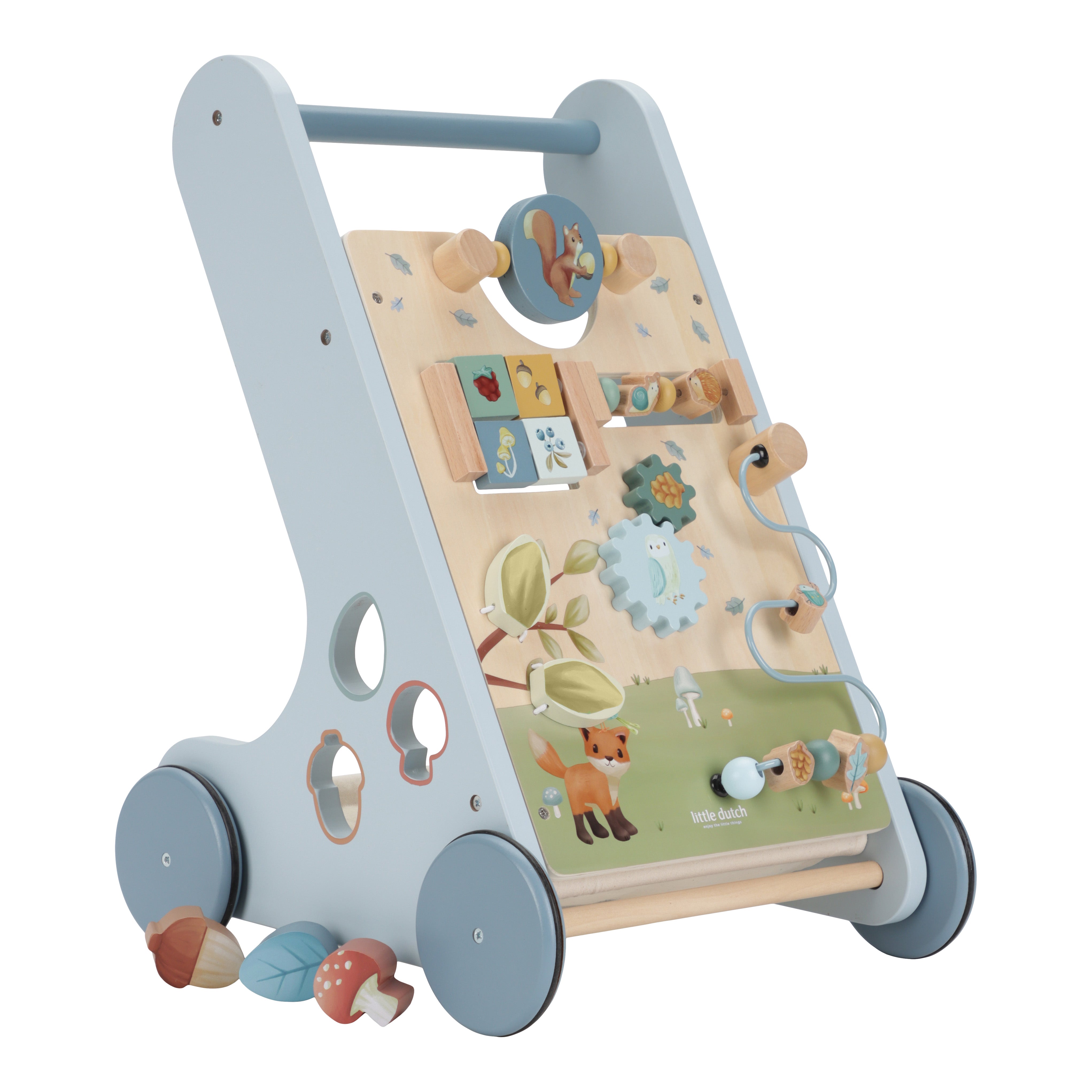 Little-Dutch-LD7232-Lauflernwagen-Forest-Friends-Multy-Activity-FSC