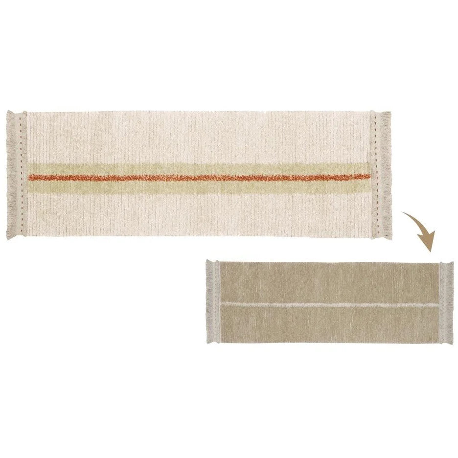 Lorena Canals washable rug Duetto Sage, three sizes