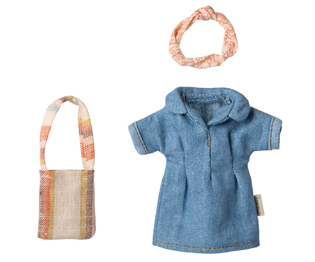 Maileg-Denim-dress-and-bag-mum-mouse-17-5309-00