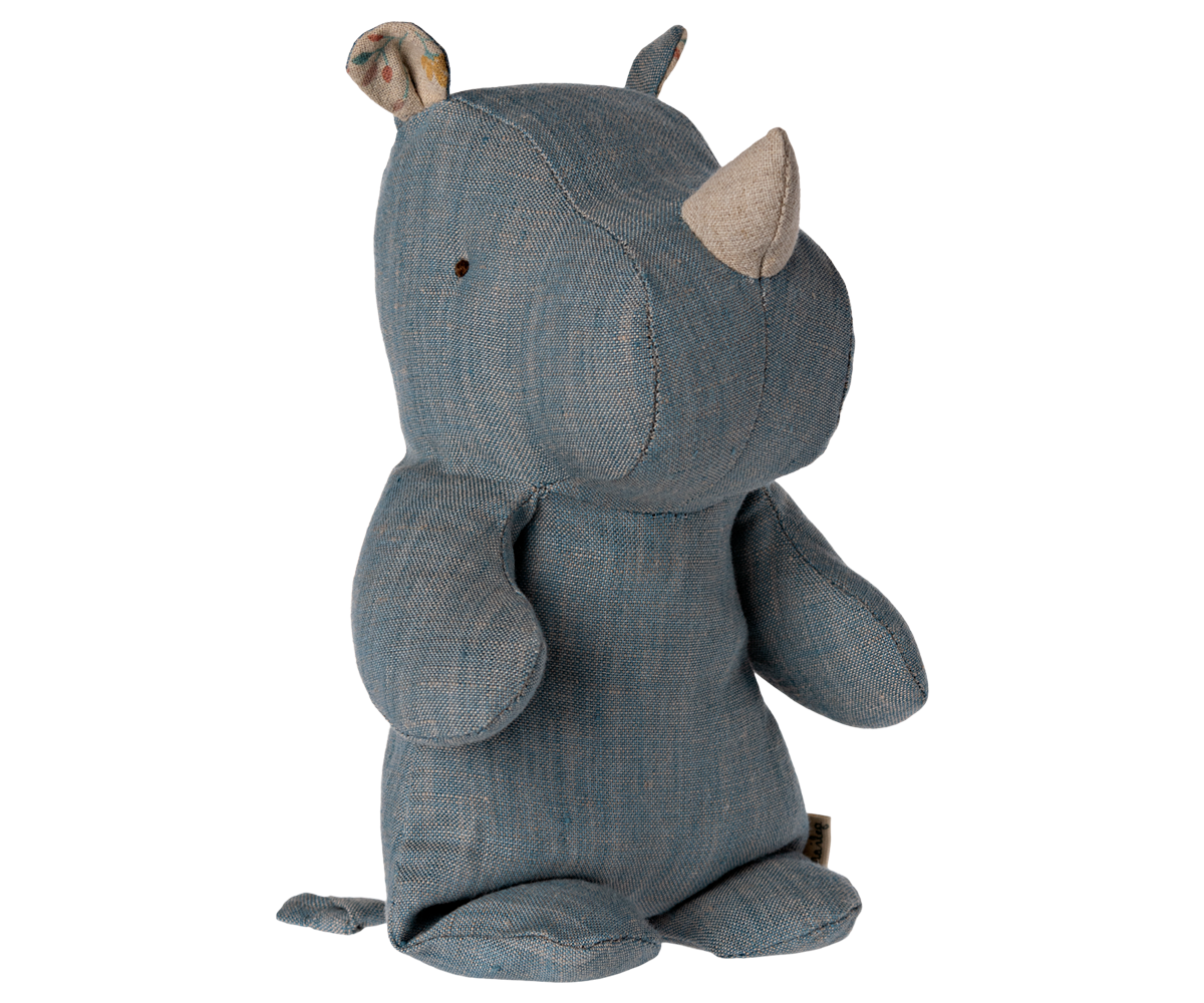 Maileg-kleines Rhino-Hippo-blau-sand-16-4202-00