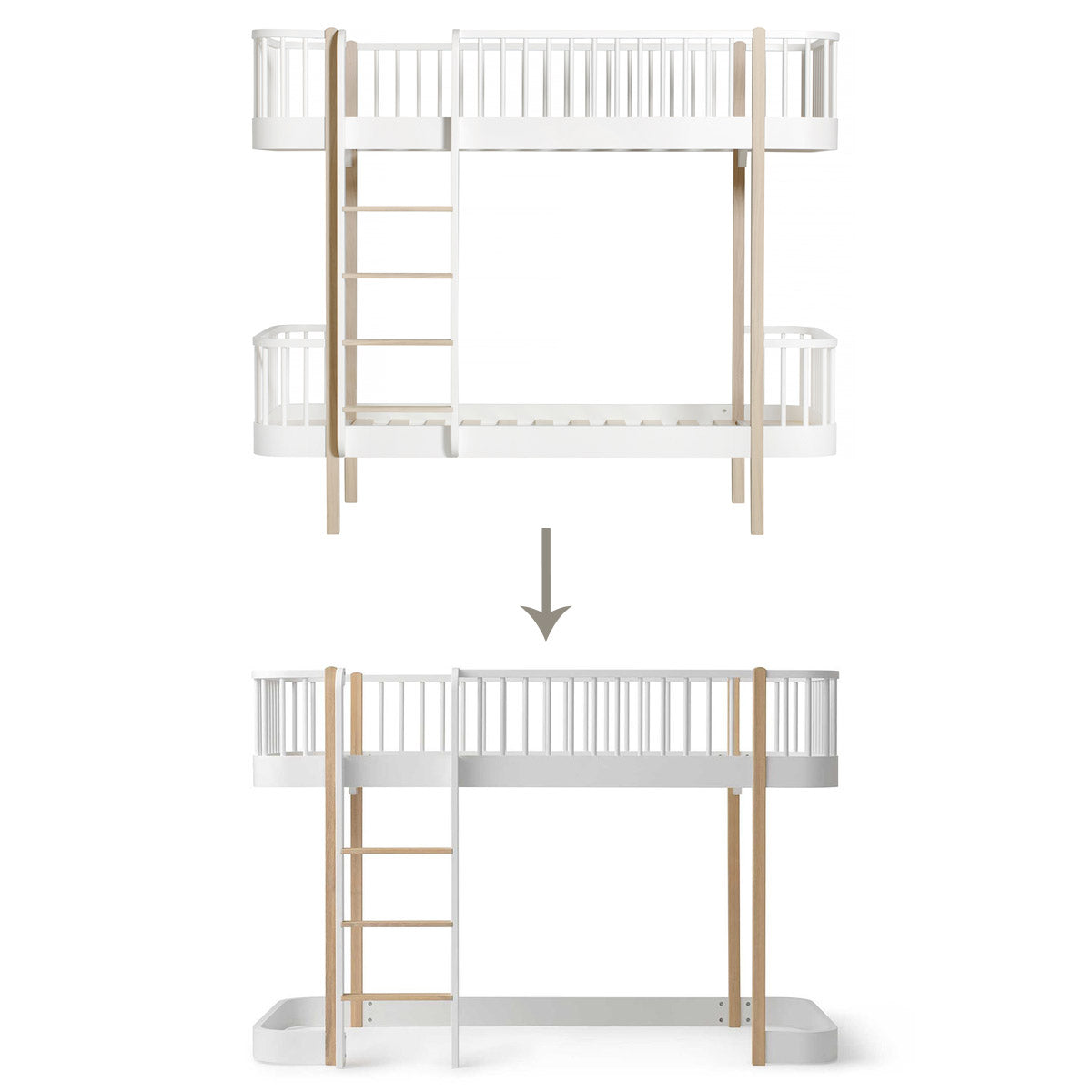 Oliver-Furniture-Umbauset-Wood-Original-Etagenbett-zu-halbhohem-Hochbett-weiss-Eiche-041753
