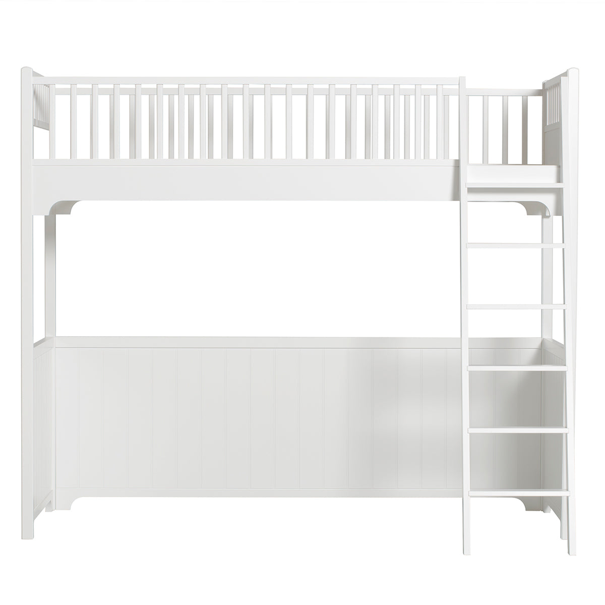 Oliver Furniture Seaside Lit mezzanine classique, blanc, 90 x 200 cm