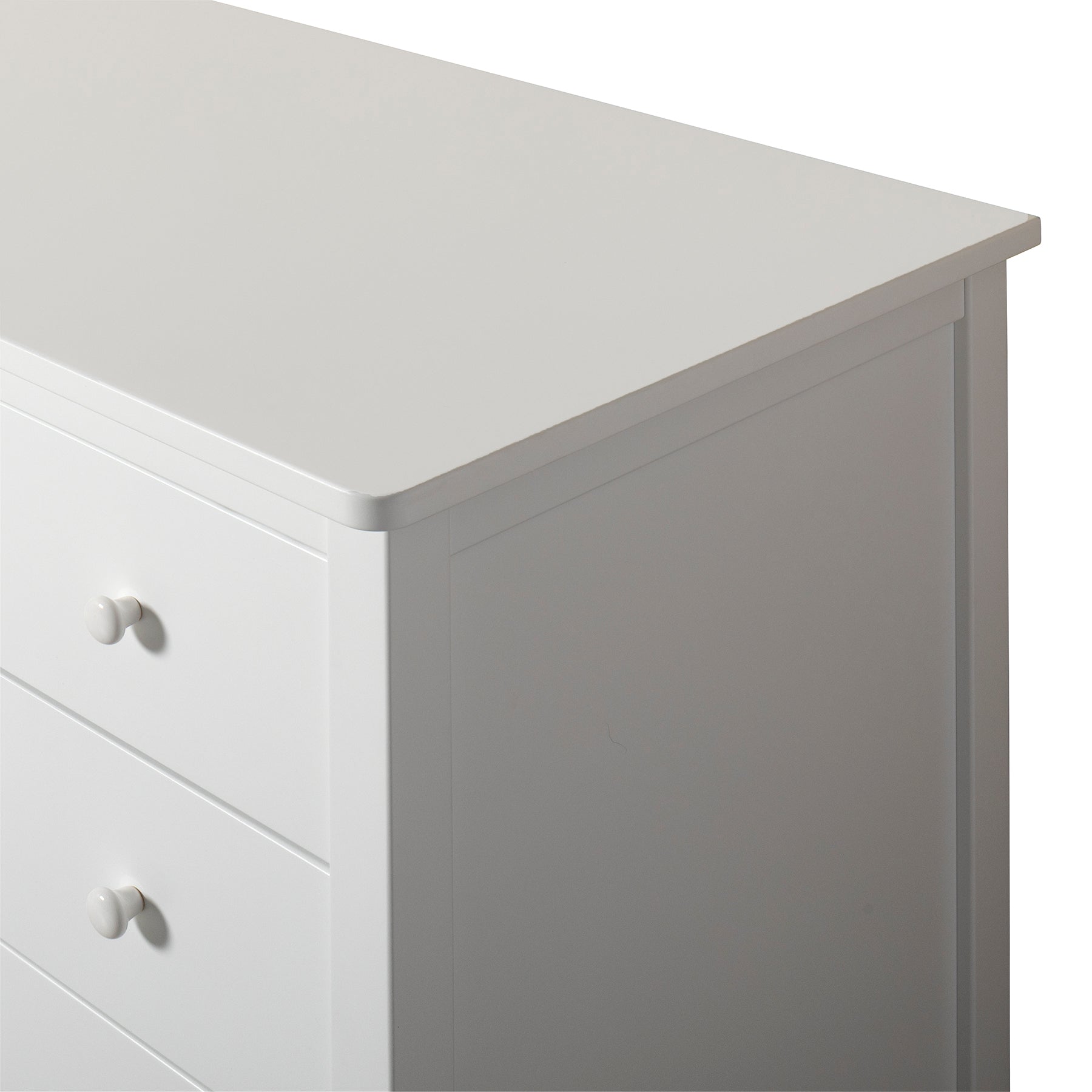 Oliver Furniture Seaside chest of drawers with four drawers, white