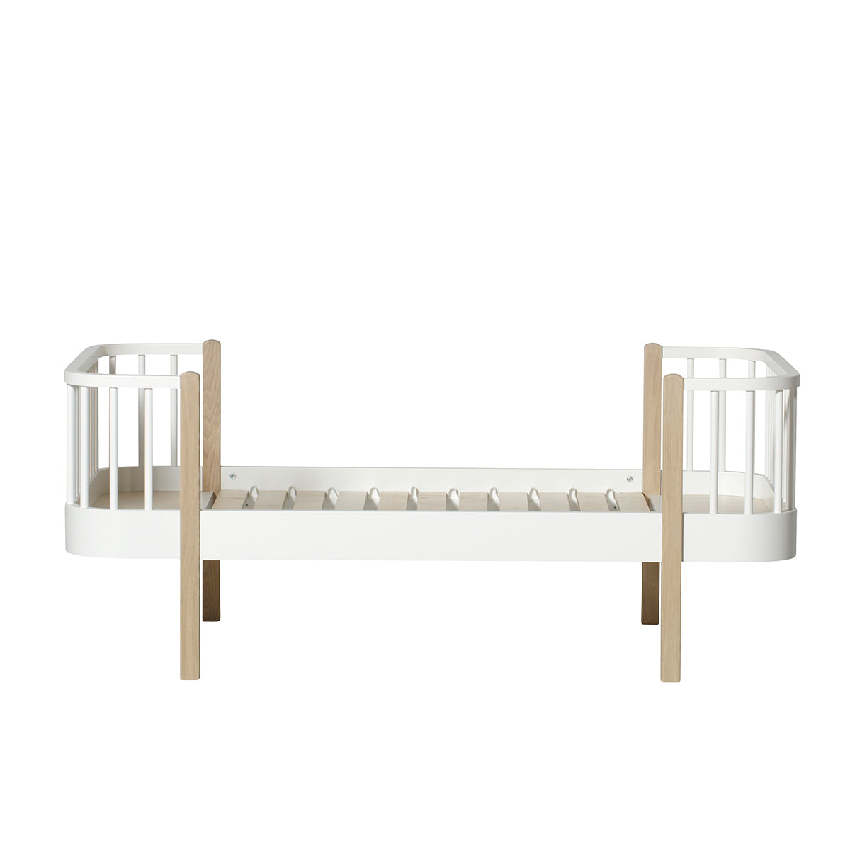 Oliver Furniture Wood Original lit junior, 90 x 160 cm, blanc/chêne