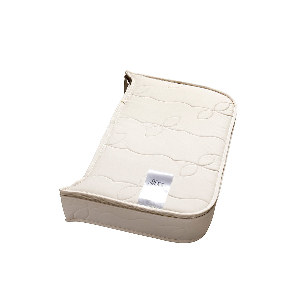 Oliver Furniture Wood Mini+ lit bébé basique avec kit de conversion en lit junior, blanc/chêne ou blanc